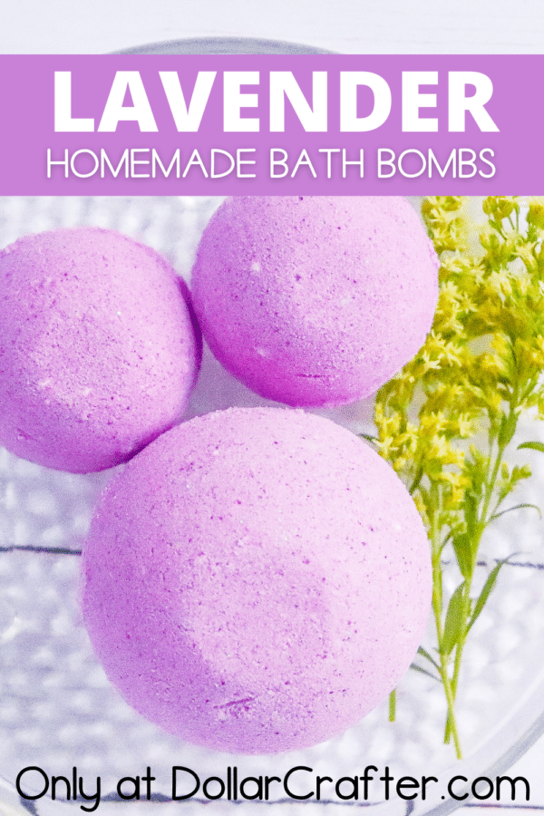 Homemade Lavender Bath Bombs ⋆ Dollar Crafter