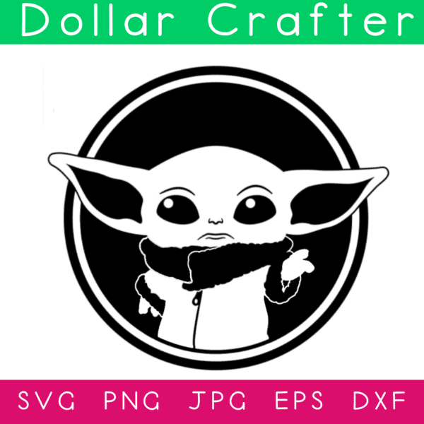 Baby Yoda SVG Cut File Set for Cricut or Silhouette