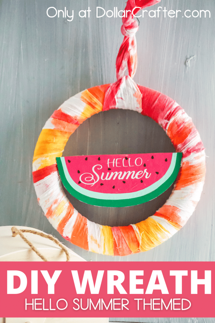 Hello Summer Watermelon Wreath