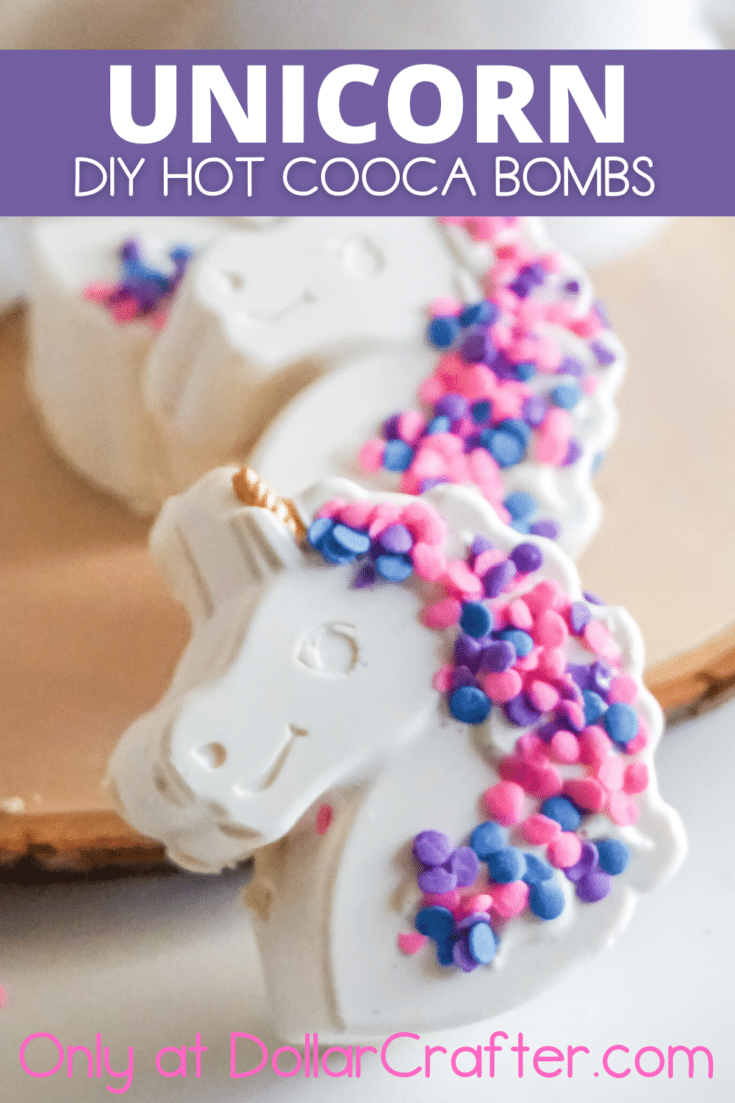 Unicorn Hot Cocoa Bombs