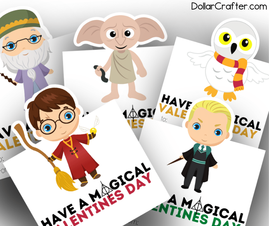 Printable Harry Potter Valentines Day Cards ⋆ Dollar Crafter