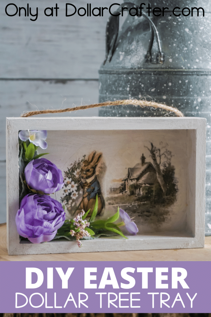 Easter Dollar Tree Farmhouse Tray