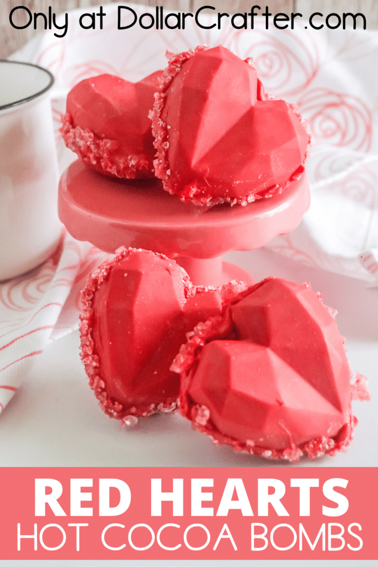 Red Hot Heart Hot Cocoa Bombs