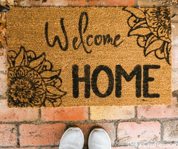 How to Make a Custom Coir Doormat ⋆ Dollar Crafter