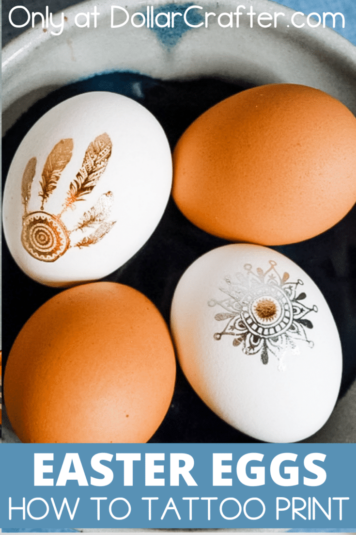 Tattoo Printed Easter Eggs