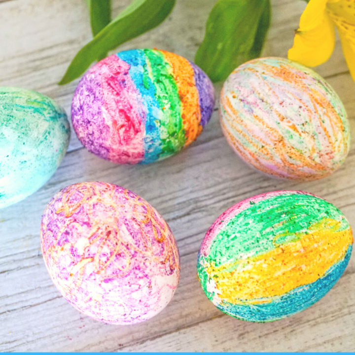 How To Dye Easter Eggs With Crayons & Have Fun with It - Playtivities
