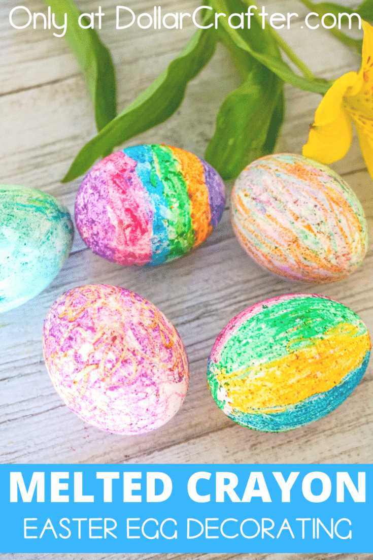 Melted Crayon Easter Eggs