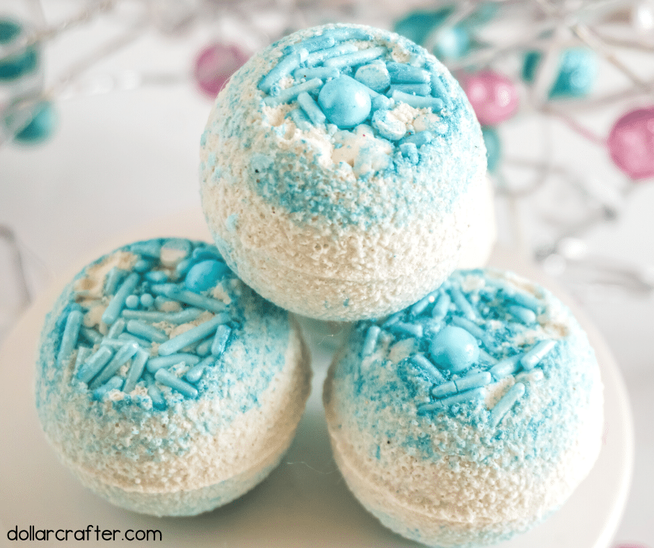 DIY Frozen Bath Bombs