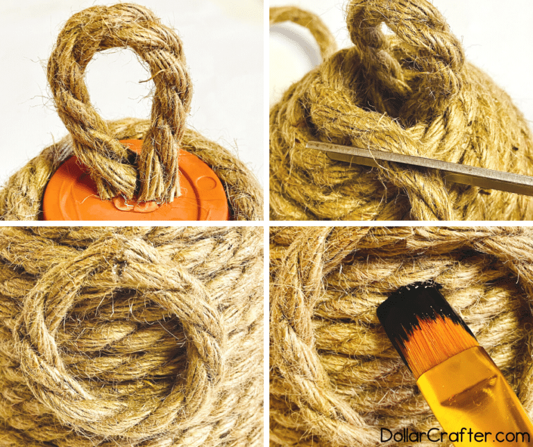 Beehive Rope Make This DIY Beehive Farmhouse Décor with Dollar Tree Supplies! ⋆ ...