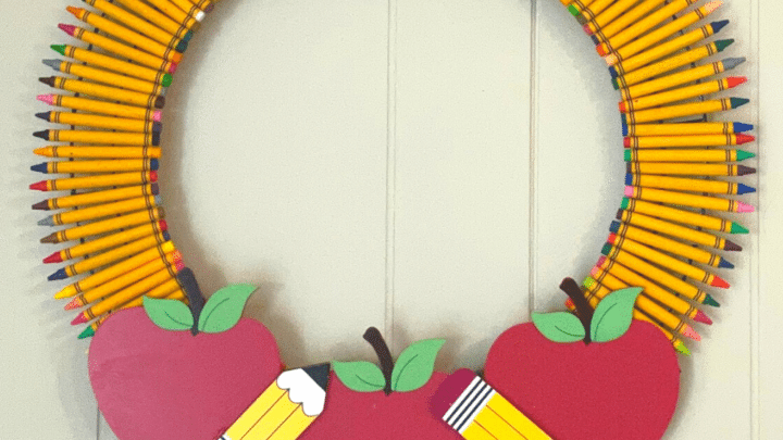 Back to School Sign Gift for Educator Teacher Sign Teacher Wreath Sign ...