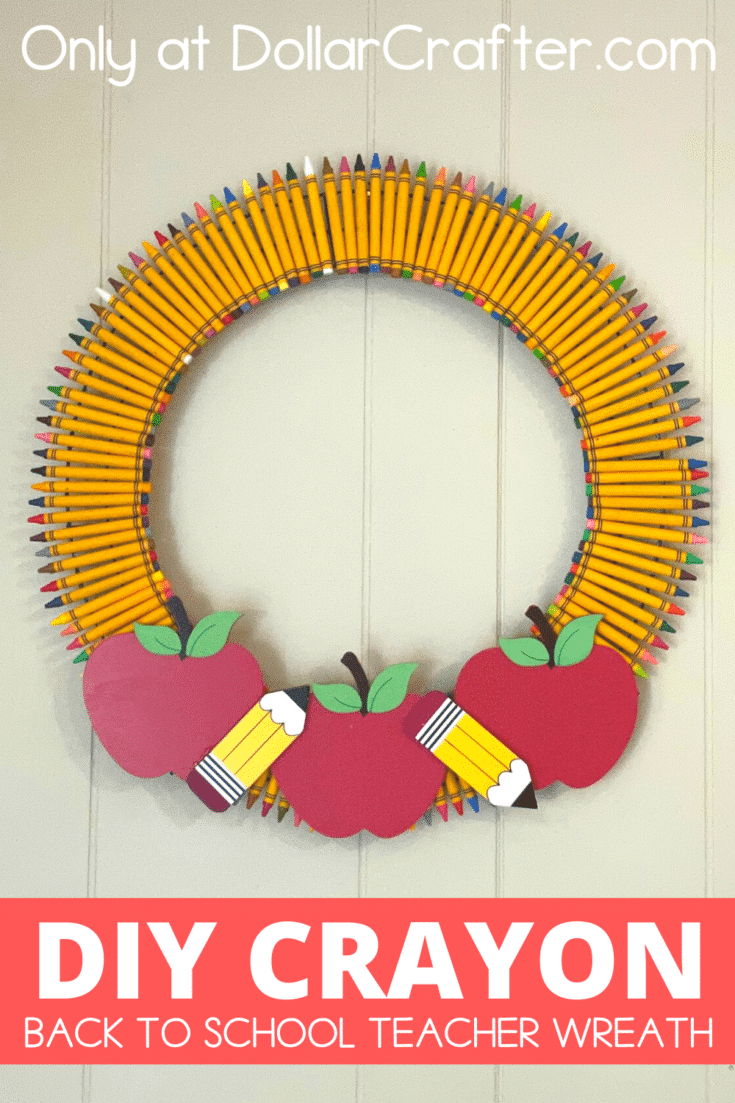 Back to School Crayon Wreath