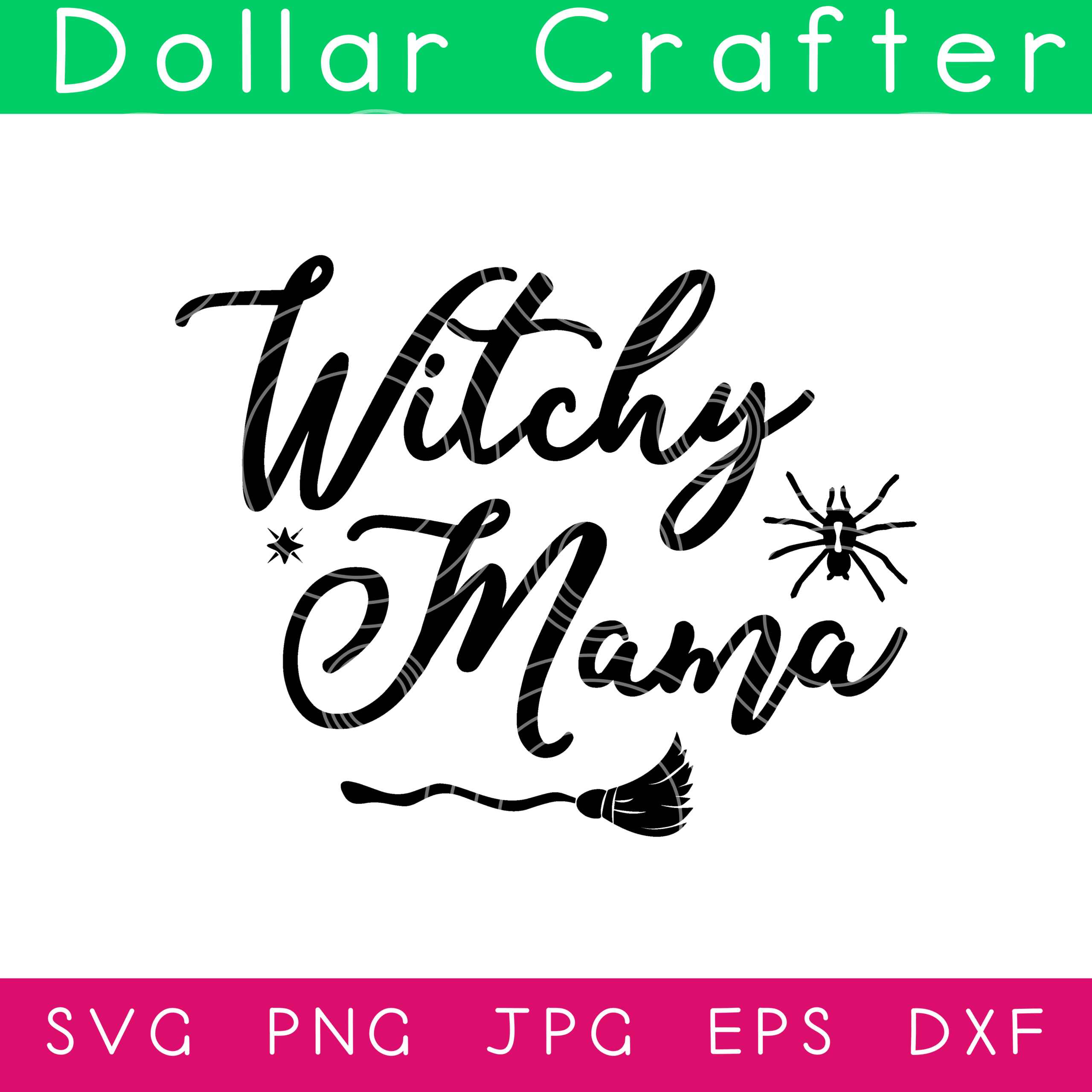 Witchy Mama SVG Cut File Set for Cricut or Silhouette