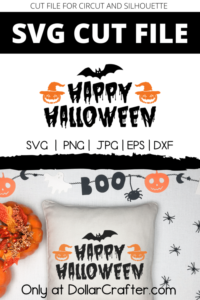 Happy Halloween SVG Cut File Set for Cricut or Silhouette ⋆ Dollar Crafter