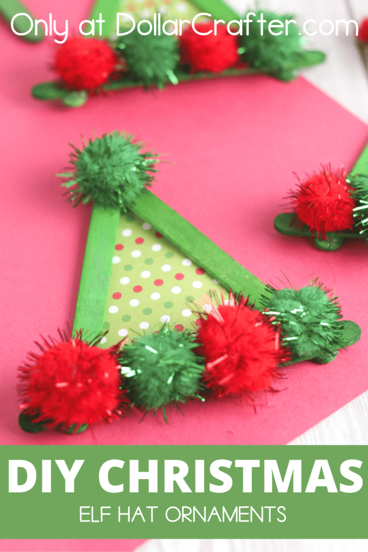 Elf Hat DIY Christmas Ornaments