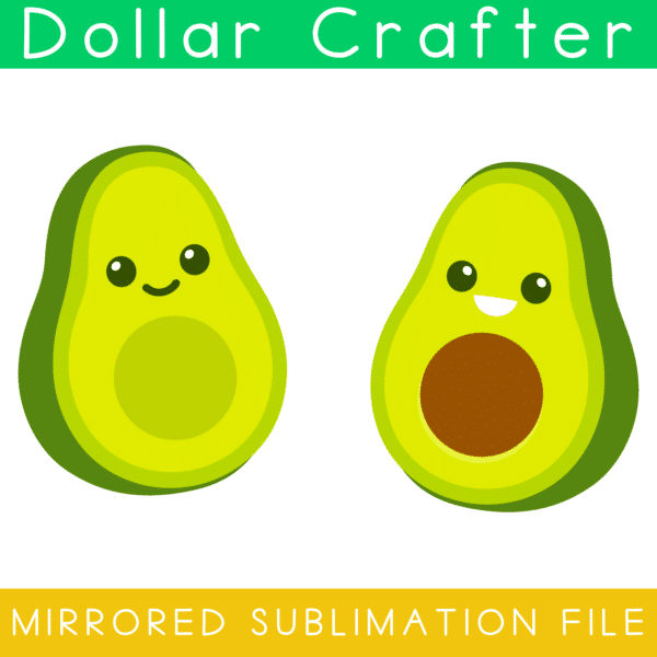 Avocado Sublimation File