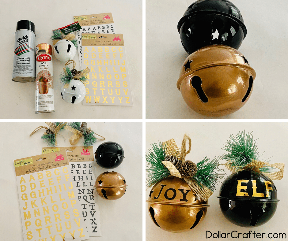 Dollar Tree DIY-Vintage Christmas Bells 