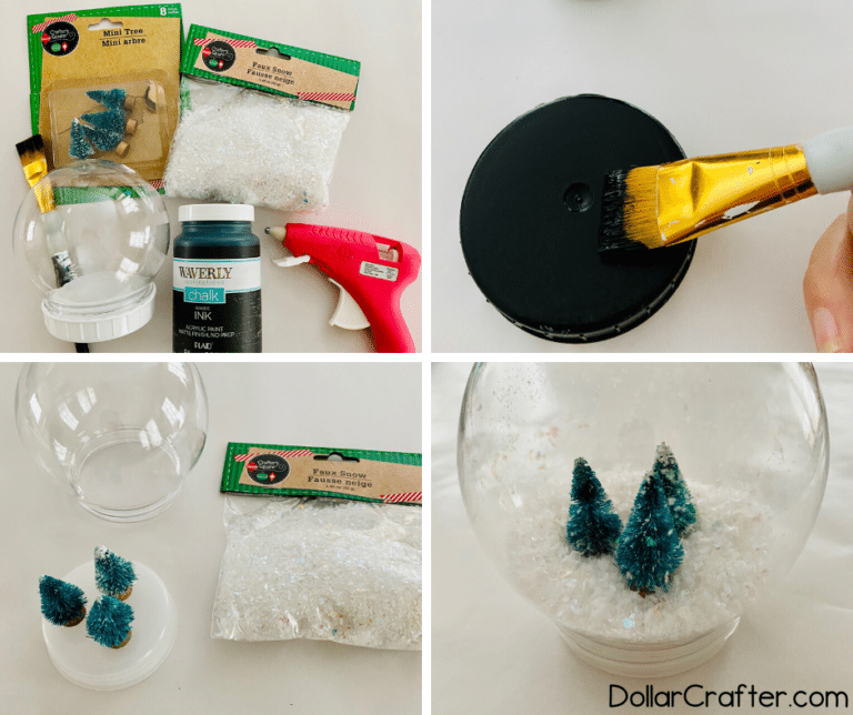 DIY Dollar Tree Snow Globe ⋆ Dollar Crafter