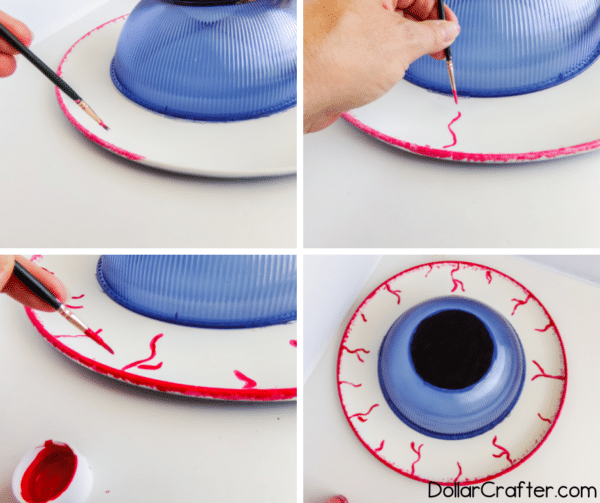 Diy Halloween Eyeball Wreath From Dollar Tree Supplies тлж Dollar Crafter