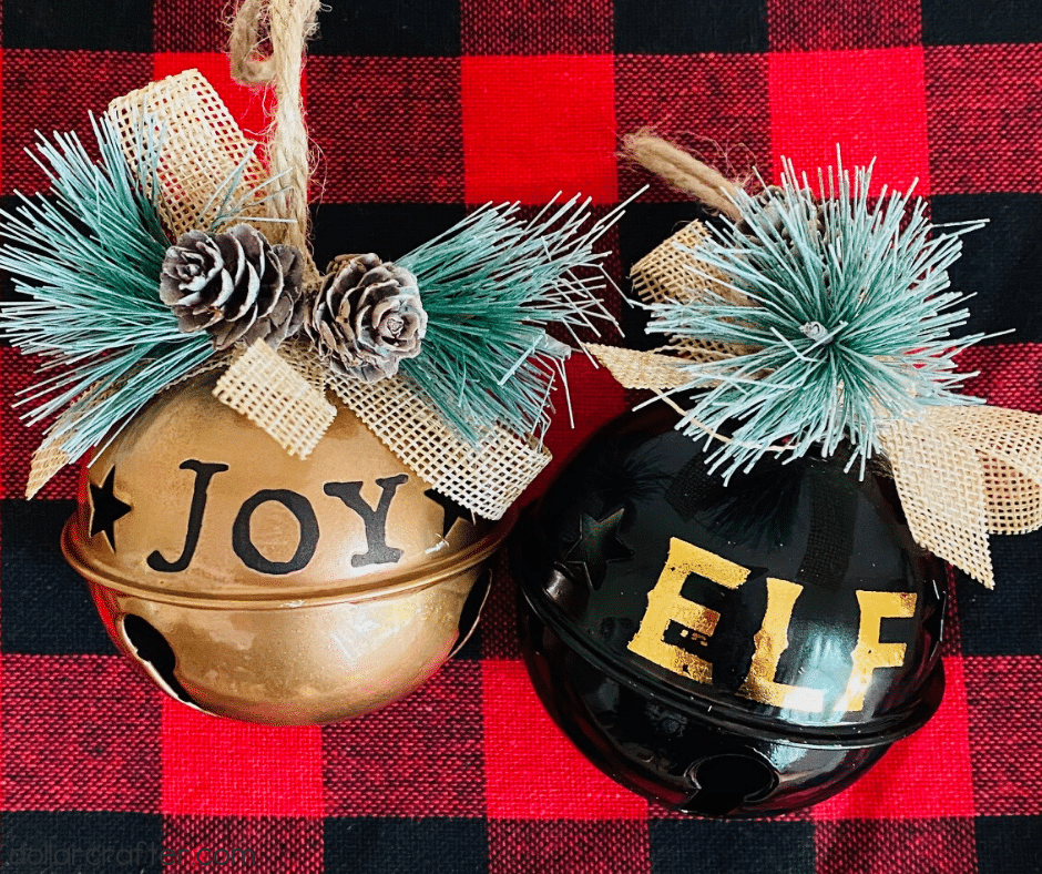 diy christmas bell ornaments