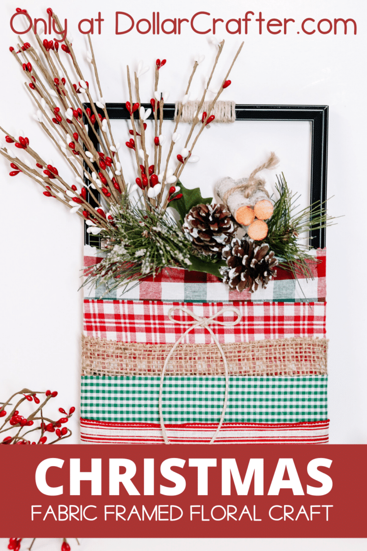 Christmas Framed Floral Arrangement