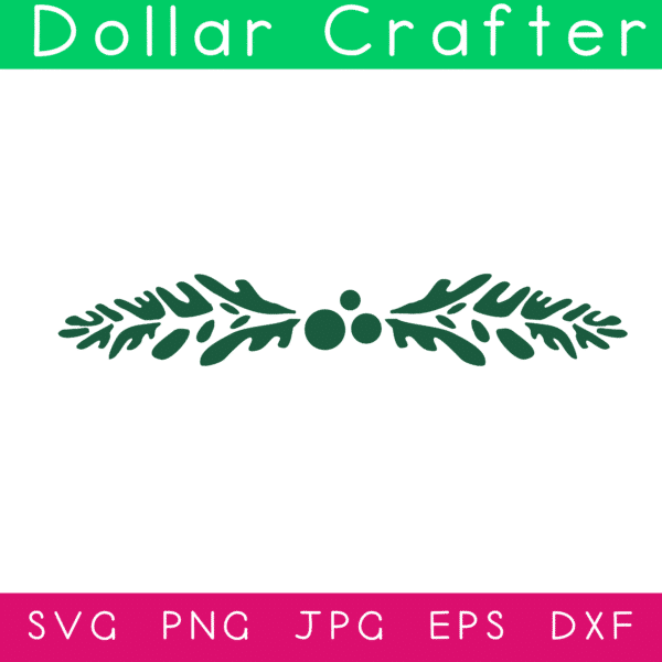 Holly Leaf SVG Cut File Set for Cricut or Silhouette