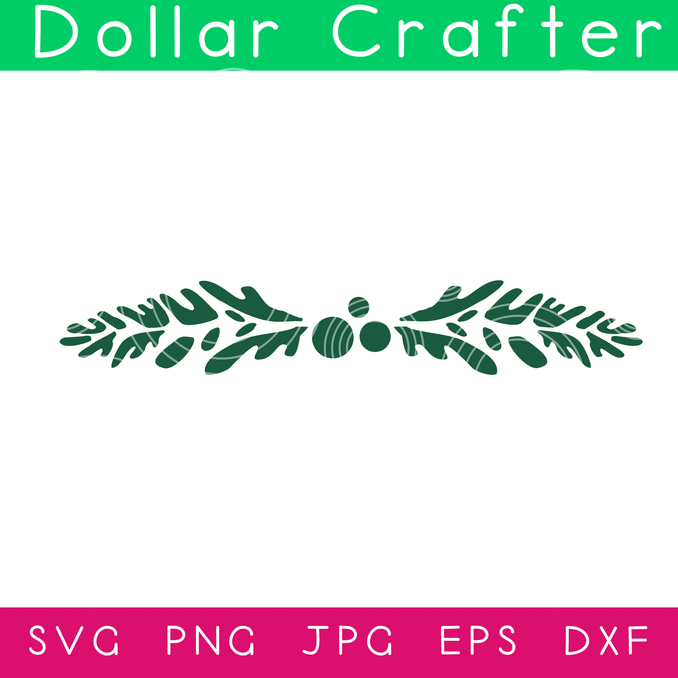Holly Leaf SVG Cut File Set for Cricut or Silhouette