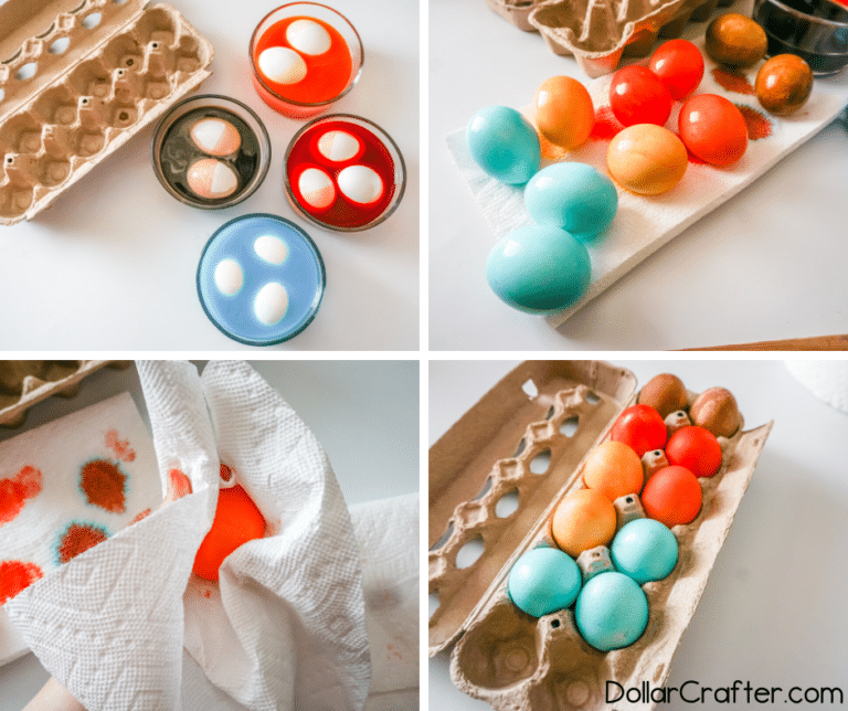 KoolAid Dyed Easter Eggs ⋆ Dollar Crafter