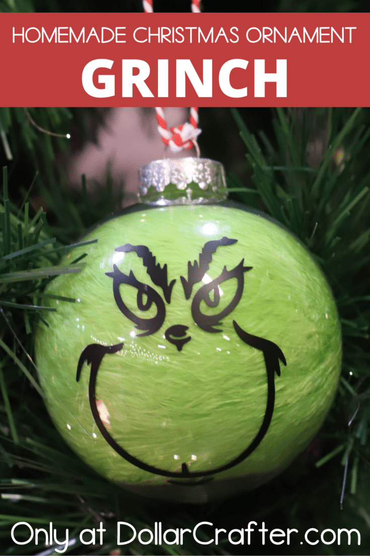 Super Easy DIY Grinch Ornament ⋆ Dollar Crafter