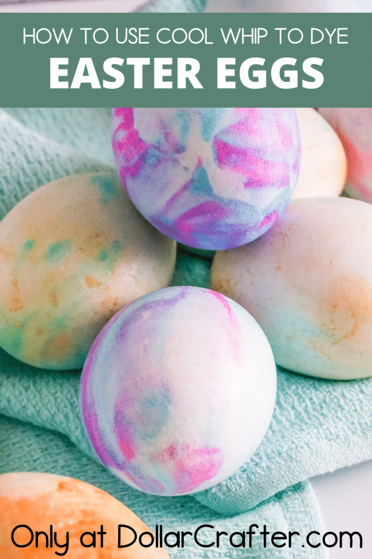 Cool Whip Tie-Dyed Easter Eggs