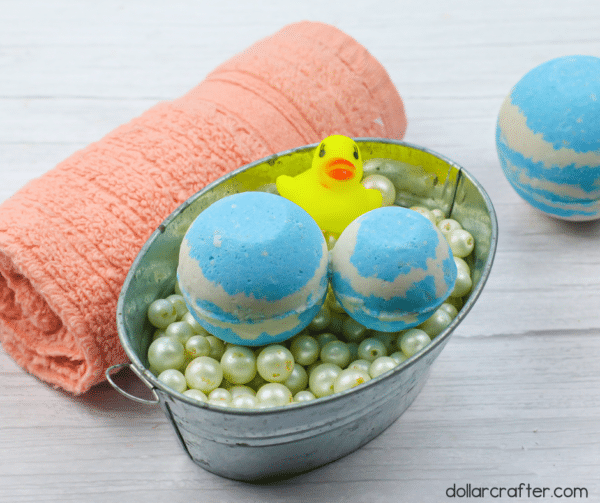 Make a Splash with These DIY Layered Hidden Duck Bath Bombs ⋆ Dollar