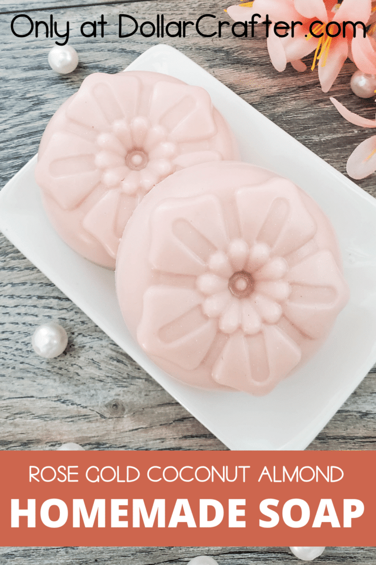 Rose Gold Coconut Almond Soap