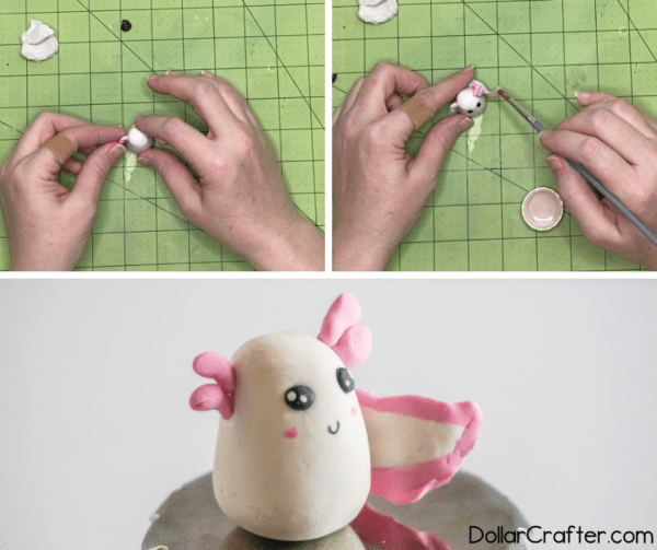How to Make a Delightful Polymer Clay Axolotl ⋆ Dollar Crafter