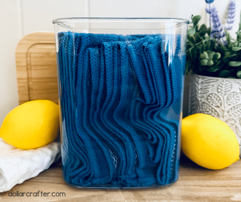 Easy DIY Non Toxic Cleaning Wipes ⋆ Dollar Crafter
