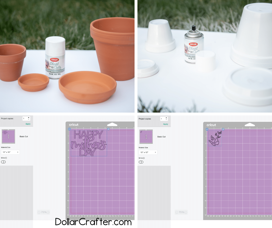 mother's day craft steps 1-3